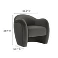 thumbnail image 3 of Compose Accent Chair in Storm Gray, 3 of 9