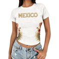 thumbnail image 3 of 2026 New Mexico Soccer Jersey Womens, Mexico National Team Graphic Style, Mexican Jersey Soccer T-Shirt, Crew Neck Short Sleeve Sport Tee for Travel and Everyday Wearing for Adult, 3 of 8