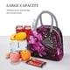 thumbnail image 5 of Fotbe Pink Blossoms Butterfly Bolsa de Almuerzo con Estampado, Lonchera Aislada, Contenedor de Comida Reutilizable Tipo Cooler a Prueba de Fugas, 5 of 6