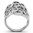 thumbnail image 3 of High polished (no plating) Stainless Steel Ring with No Stone for Women Minimalist Theme No Stone Stone Color Style TK939 Size 9, 3 of 4