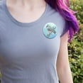 thumbnail image 2 of Tufted Titmouse Watercolor Northeastern Bird Pinback Button Pin, 2 of 4