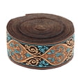 thumbnail image 2 of 5 Meters Blue Vintage Sari Border Craft Embroidered Sewing Ribbon - 3cm, 2 of 8