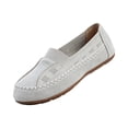 thumbnail image 2 of NexTorq Loafers for Women Business Casual Shoes Lightweight Slip On Work Flats Women's Comfort Soft Walking Driving Boat Shoe Fashion Round Toe Office Dress Loafer Retro Non-Slip Flat Shoes 39, 2 of 5