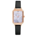 thumbnail image 1 of JINJIS Ladies Rectangular Face Casual Quartz Leather Strap Watch Mens Leather Strap Stainless Steel Watch Band Adjustable Watch 12mm Watch Band Mens Watch Band Men 20mm Mens Watch Band Replacement, 1 of 3