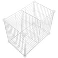 thumbnail image 1 of CRAFTHROU Metal Freezer Storage Basket Freezer Organizer Bin White Partitioning For Families 1Pcs, 1 of 6