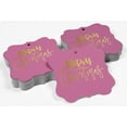 thumbnail image 4 of Inkdotpot Real Gold Foil Merry Christmas Tags Favor Bracket Shape Hang Pack Of 50 Paper Tags, 4 of 6