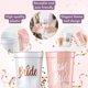 thumbnail image 4 of 1 juego de vasos de plástico para bebidas para despedida de soltera, regalo para despedida de soltera, suministros para despedida de soltera, decoraciones para bodas, 4 of 6