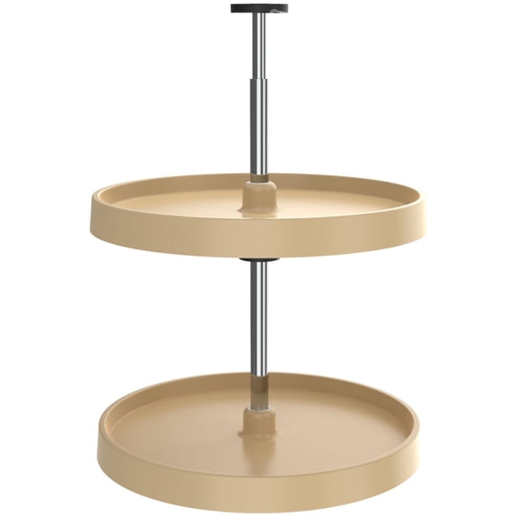 Rev-A-Shelf 18" Almond Value Line Full Circle Lazy Susan 2-Shelf Set