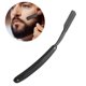 thumbnail image 4 of Mango de madera, soporte para cuchilla de afeitar Manual, herramienta de aseo facial plegable clásica, color negro, 4 of 8