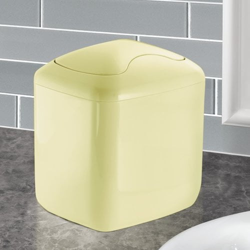 InterDesign Una Vanity Trash Can Wastebasket