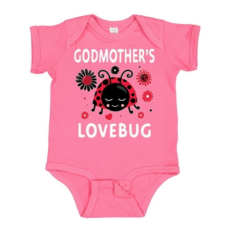 

Inktastic Valentine s Day Godmother s Lovebug Gift Baby Boy or Baby Girl Bodysuit
