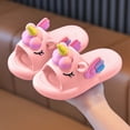 thumbnail image 2 of HCNTES Children's Dailywear Slides Soft Non-Slip Slippers Sandals for Kids Boys Girls Indoor Outdoor Spring Summer Beach Pool(Z01-Pink,13), 2 of 6