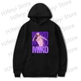 thumbnail image 2 of Sudadera con capucha Young Miko Merch Winter para hombres y mujeres, unisex, informal, para cosplay, de manga larga, ropa de calle con capucha, 2 of 5