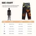 thumbnail image 4 of KLL Womens Starry Night Cat Guitarist A Print Pajama Pants Soft Pajama Bottoms for Women Cozy Lounge Pants-X-Large, 4 of 7