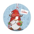 thumbnail image 5 of XMXY Halloween Christmas Tree Skirt, Cute Gnome Santa Gingerbread Holiday Party Indoor Decorations Ornaments, 30" Inch, 5 of 5