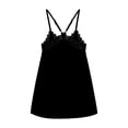 thumbnail image 5 of SNKSDGM Female Square Neck Tank Top Women Beige Womens White Tank Tops for Layering Lace Women's Tank Top V Neck Lace Camisole Casual Cute Summer Top Loose fit, 5 of 5