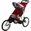 inStep - Run Around LTD Jogging Stroller, Red and Teal