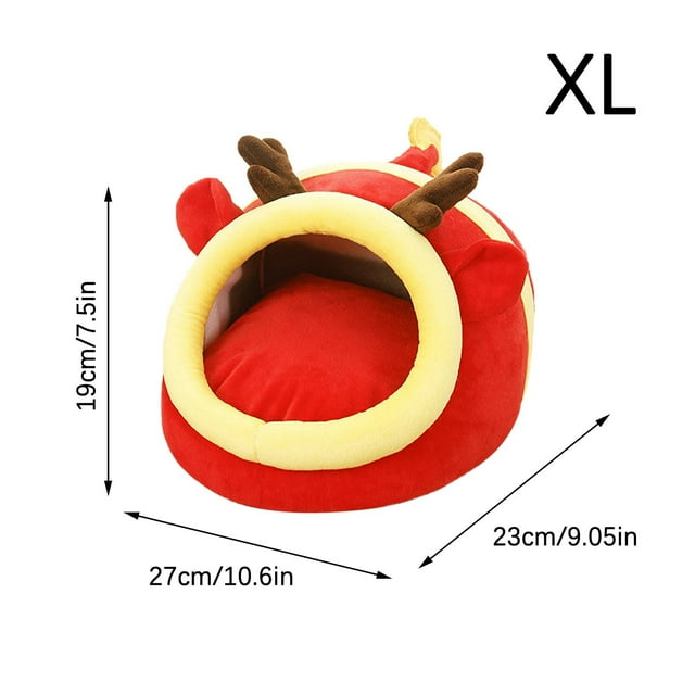 RKSTN Cat Lit Nid pour Animaux s-TG Rouge TG