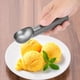 thumbnail image 2 of Cuchara de aluminio para helado, cucharón para crema, cucharón para sandía, utensilios de cocina negros, 2 of 10