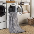 thumbnail image 4 of Mark&Day Washable Area Rugs, 2x10 Macy Traditional Purple Taupe Runner Area Rug (2'7" x 10'), 4 of 12