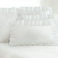 thumbnail image 2 of Fresh Ideas Ruffles Eyelet Collection, Pillow Shams, 1 Pack, White, 2 of 5