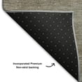 thumbnail image 5 of Addison Rugs Mayfield Premium Machine Washable Transitional Coastal Taupe Rectangle Rug, 5' X 7'6" Machine Washable Transitional Coastal Taupe Oversized Sherpa Throw Blanket, 5 of 6