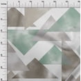thumbnail image 3 of oneOone Rayon Dusty Green Fabric Geometrical Fabric For Sewing Printed Craft Fabric By The Yard 56 Inch Wide, 3 of 4