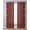 Red, variant on Beige Green Boho Sheer Curtains 54 Inch Length 2 Panels Set for Living Room/Bedroom, Vintage Ethnic Tribe Abstract Art Kitchen Curtains Grommet Semi-Sheer Curtains Drapes Window Treatments 42"x54"x2
