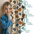 thumbnail image 3 of Blackout Kids Curtains,Beige Baseball Gear Pattern Childrens Insulated Curtains Set Of 2,Bedroom Essentials,Toddler Room Decor 42"x54", 3 of 5