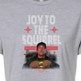 thumbnail image 3 of National Lampoon's Christmas Vacation - Joy To The Squirrel - Juniors Cropped Cotton Blend T-Shirt, 3 of 5