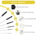 thumbnail image 6 of Pakyozj Straw Cleaner Brush Set,6 Piece Long Drinking Straws Cleaning Brush Pipe Tube Tiny Brushes 10-inch, 6 of 7