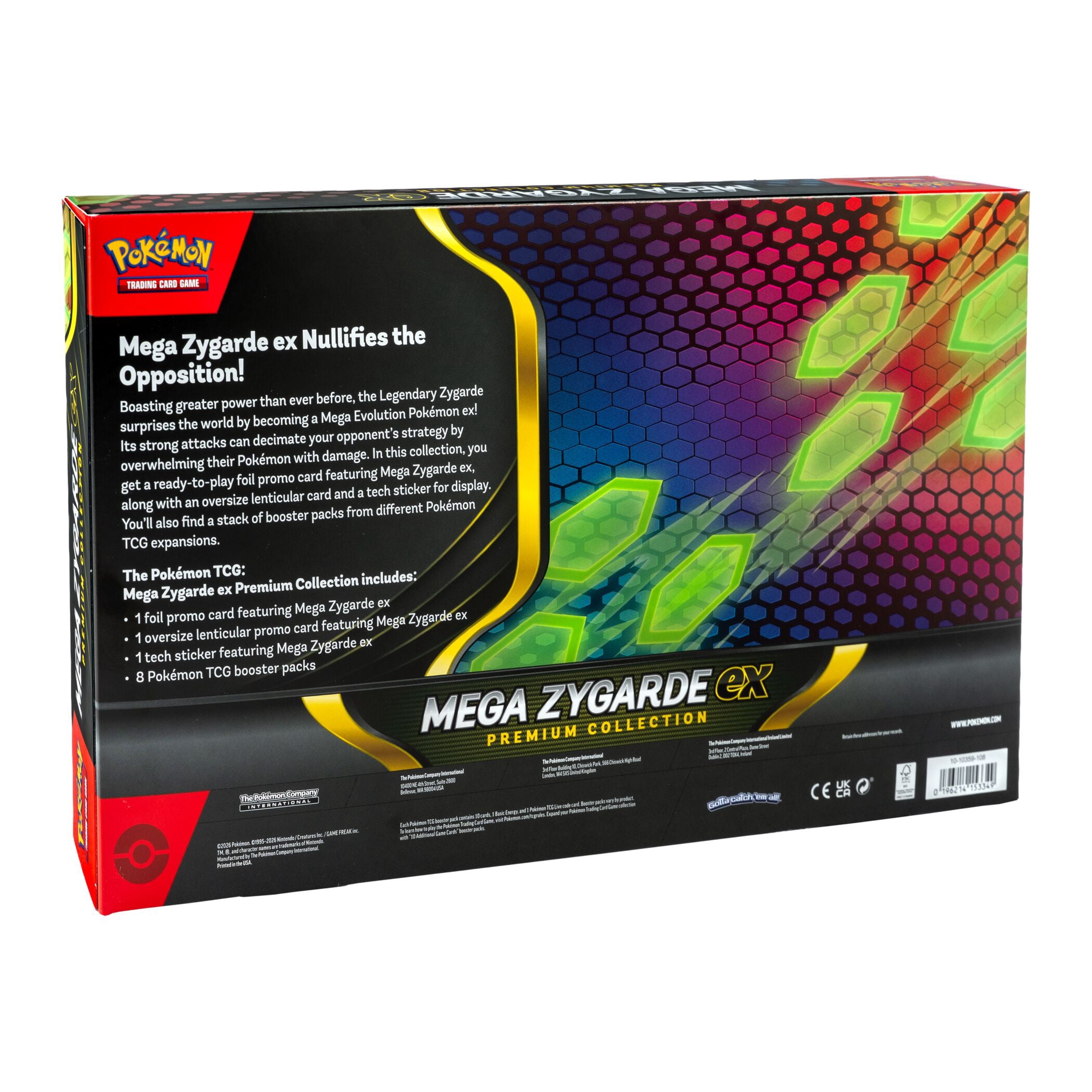 pokemon zygarde card ex Mega Zygarde ex Pokemon Premium Collection
