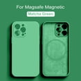 thumbnail image 1 of Magsafe-Funda de silicona líquida Original para iPhone, fundas magnéticas de carga inalámbrica para iPhone 14, 11, 13, 12 Pro Max, Mini, XR, X, XS, 8 Plus, SE, 1 of 4