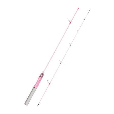 colaxi Carbon Fishing Rod Fishing Pole 2 Sections High Sensitivity Tackle Portable Lightweight Fishermen Gift Casting Rod light 1.68 m