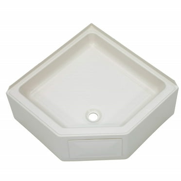 Lippert 298087 30" X 30", ABS Multicolor, Corner Shower Pan
