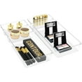 thumbnail image 4 of Sorbus Set of 5 Clear Plastic Drawer Storage Organizer Bins - Organization for Beauty, Kitchen, Office, 4 of 9