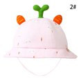 thumbnail image 2 of Coofit Baby Beach Hat Cotton Sun Protection Rabbit Wide Brim Hat Bucket Cap Safari Hat, 2 of 10