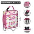 thumbnail image 3 of Tropical Bird Insulated Lunch Bag Box Women Reusable Lunch Bag with Detachable Handle Portable Lunch Bag School Beach, 3 of 6