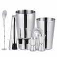 thumbnail image 1 of 10-delar cocktailset , barset, shaker 700ml - Rostfritt stål 700 silver, 1 of 5
