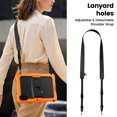 thumbnail image 7 of XYX for Xiaomi Redmi Pad 2 Case 11 inch, 3in1 Heavy Duty Shockproof Tablet Cover with Stand, Shoulder Strap, Orange, 7 of 7