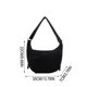 thumbnail image 3 of Women's Corduroy Shoulder Bag Fashion Crossbody Bag Large Capacity Solid Color Cloth Bag Bag For Students Office Workers, 3 of 7