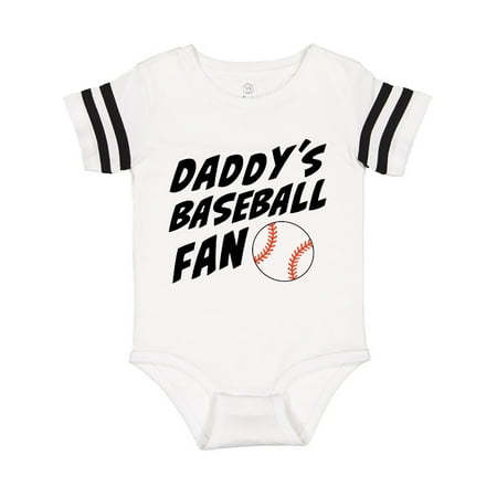 

Inktastic Daddy s Baseball Fan Gift Baby Boy or Baby Girl Bodysuit