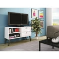 thumbnail image 2 of Dalarna TV Stand with 2 shelves in White, 2 of 3