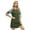 Mom-Green, variant on Nightgowns for Women Sleepshirt 3/4 Sleeves Night Shirts Strip Sleep Dress