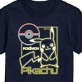 thumbnail image 3 of Pokémon - Neon Pikachu - Men's Short Sleeve Graphic T-Shirt, 3 of 5