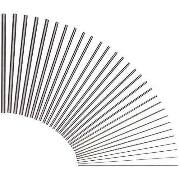 30 Size Mandrels Stainless Steel Mandrel Dowels for Wire Wrapping Forming Rings Soft Soldering Electoforming Jewelry