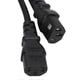 thumbnail image 3 of Server UPS Y Splitter Adapter Cable Single C14 to Dual 5 15R C13 for PC Monitor Printer, 3 of 4