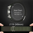 thumbnail image 5 of KONEE Nylon Band Compatible withApple Watch Ultra 49mm 45mm 44mm 42mmStrap Bracelet G-hook Adjustable Replacement Wristband for i Watch Series 8/7/6/5/4/3/2/1 and Apple Watch SE/Ultra - Green, 5 of 7