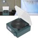 thumbnail image 4 of Altavoz De Reloj Despertador, HiFi Retro Bluetooth Reloj Despertador Altavoz Fonógrafo Brazo Oscilante 3 Modos De Reproducción Disco De Vinilo Giratorio Para Recordatorio De, 4 of 5