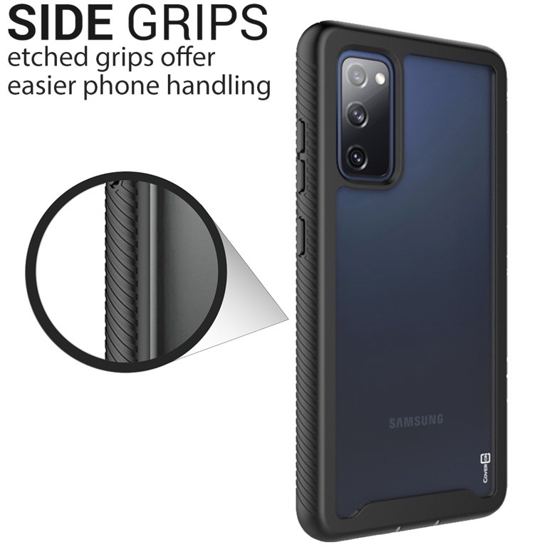 Coveron Samsung Galaxy S Fe 5g Phone Case Military Grade Full Body Rugged Slim Fit Clear Cover Black Walmart Com
